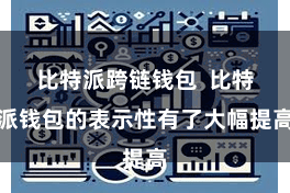 比特派跨链钱包  比特派钱包的表示性有了大幅提高