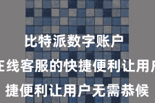 比特派数字账户  比特派在线客服的快捷便利让用户无需恭候