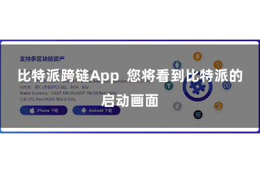 比特派跨链App  您将看到比特派的启动画面