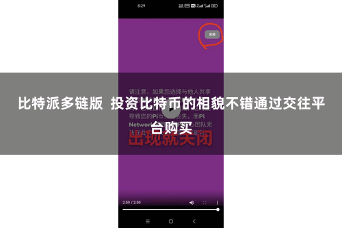 比特派多链版  投资比特币的相貌不错通过交往平台购买